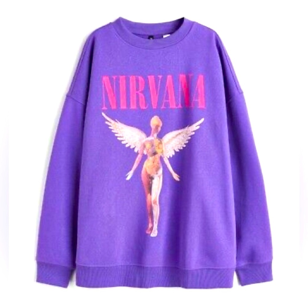 H&M Nirvana oversized sweatshirt